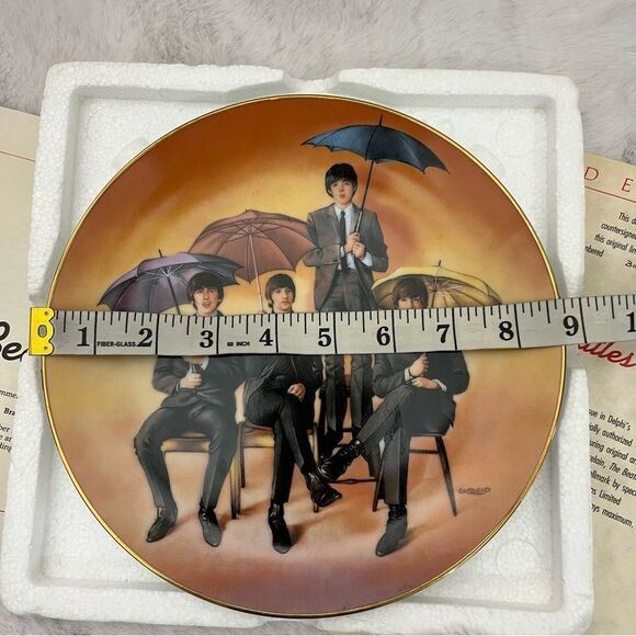 Beatles ‘65 Collector Plate Limited Edition The Beatles Collection Nate Giorgio - Picture 12 of 13
